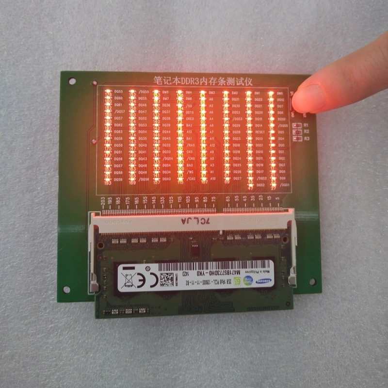 Notebook DDR3/DDR4/DDR5 memory stick detection tool computer motherboard repair tester external light