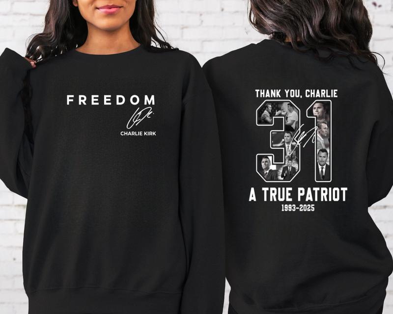 【跨境欧码】[Made in USA] Freedom Charlie Kirk Sweatshirt|undefined