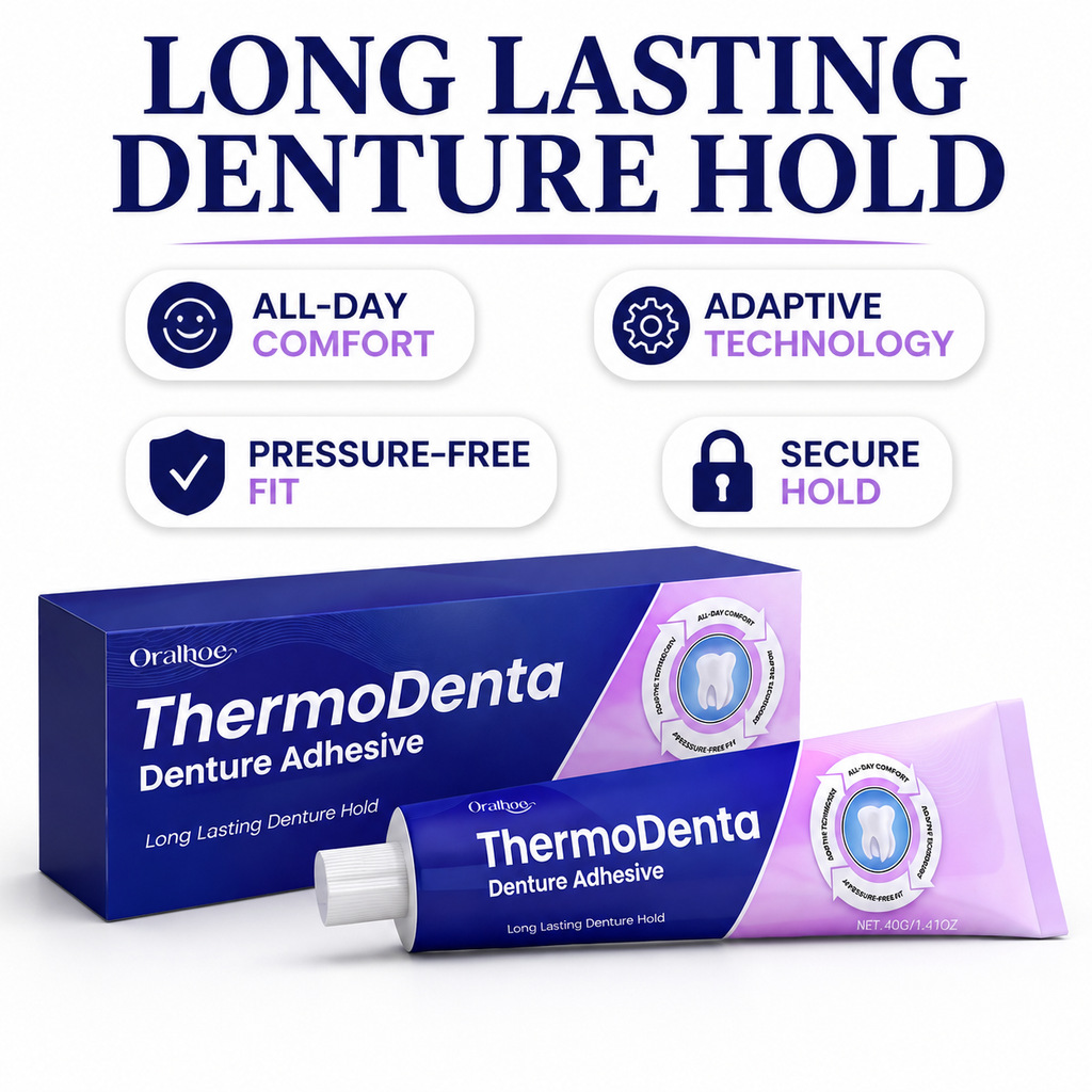Oralhoe Denture Fixing Adhesive Modifies Denture Bonding to Fit Naturally and Fix Teeth Beautifully and Comfortably