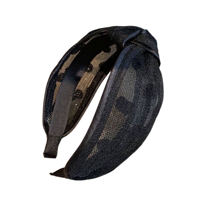 Corea del Sur red red hilo banda de cabello de la mujer universal hada fuera de nudos puntos banda de la cabeza lavar la cara presión banda de la cabeza ancha