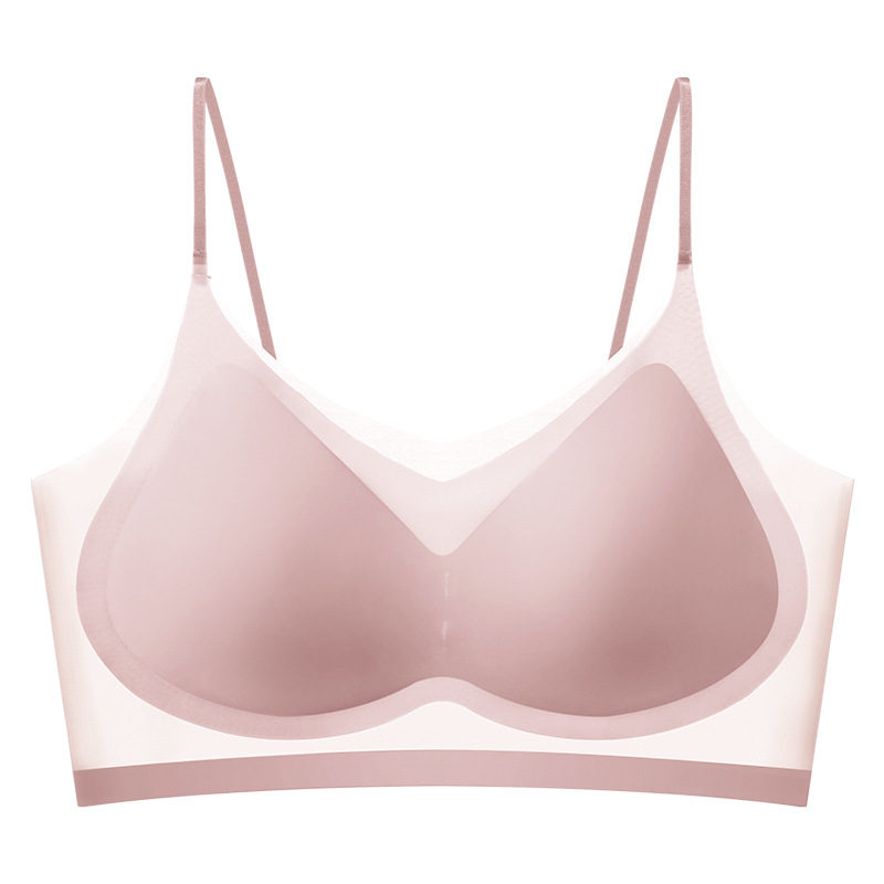 Summer Silk Thin Seamless Bra