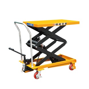 Mobile Manual Hydraulic Lift Platform Cart Flatbed Trolley Lift Platform Lift Small Mold