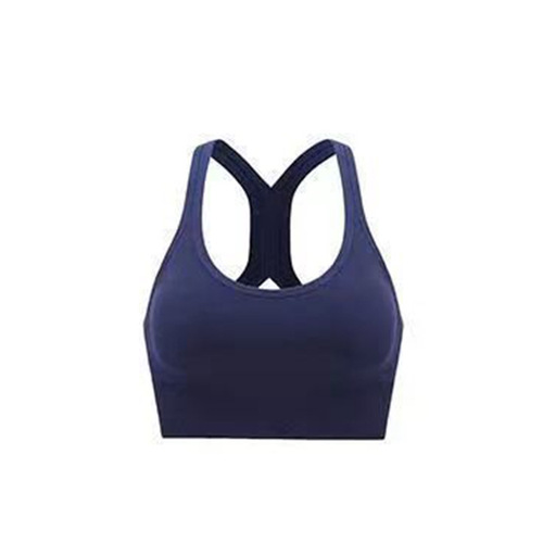 Sports girl underwear gathered shock-proof running anti-sagging tube top beautiful back showing small breasts no steel ring yoga vest for women