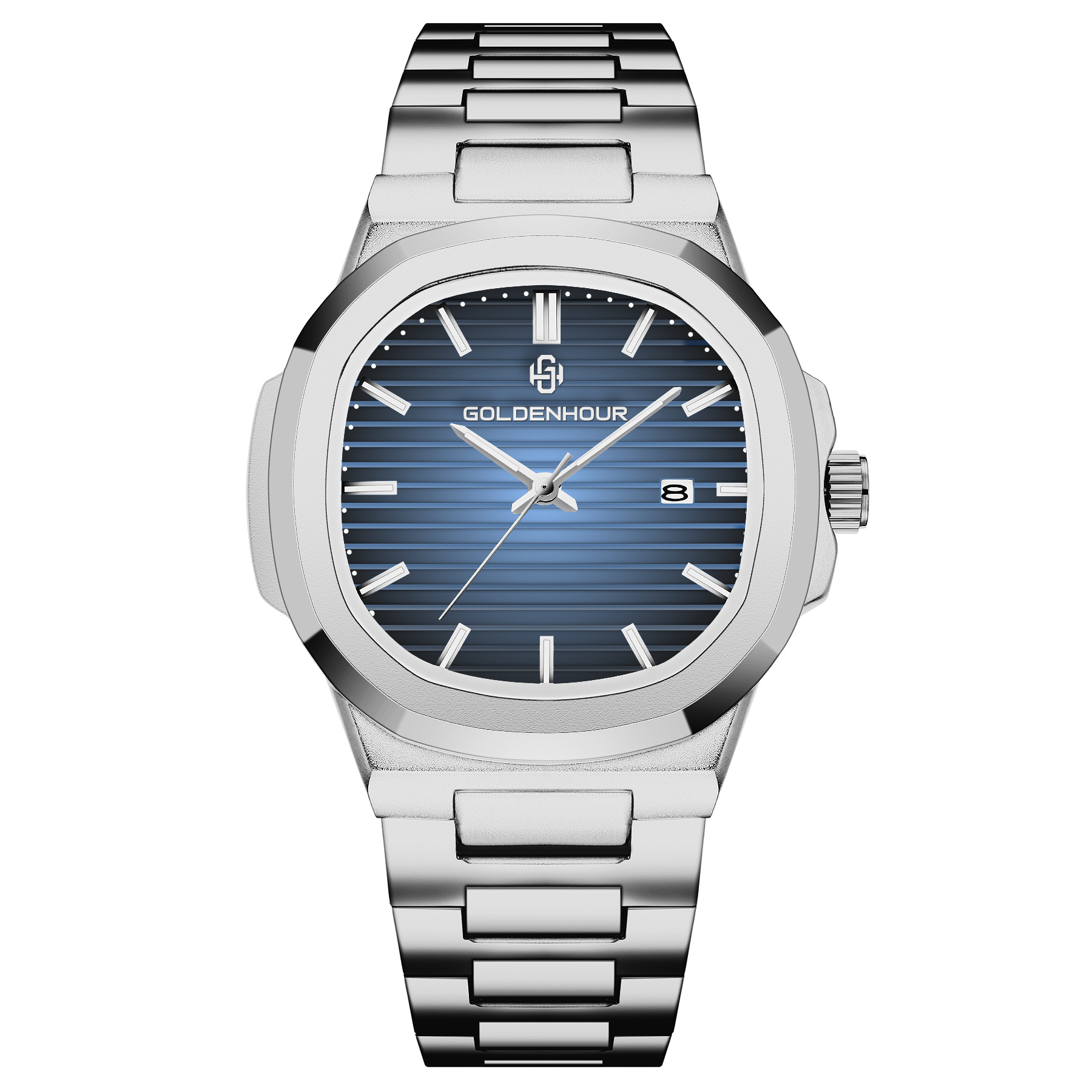 실버 쉘 블루 페이스