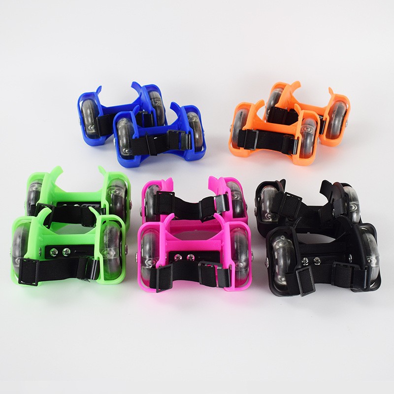 Tiktok Hot Wheels zapatos para caminar ruedas de PVC para niños zapatos luminosos de patinaje sobre ruedas populares herramientas para caminar de tres colores ventas directas de fábrica