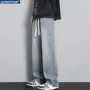 男士水洗春秋宽松牛仔裤
