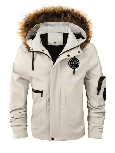 Bestselling Men's Winter Thick Hooded Cotton Coat for Large Sizes