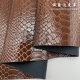 New in stock large favorably crystal bright 0.8mm serpentine pu leather fabric shoes handbags bags snakeskin pattern