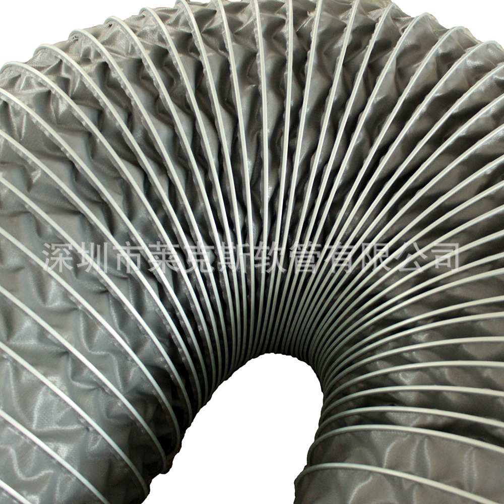 耐400度高温风管耐磨伸缩阻燃风管厂家直发