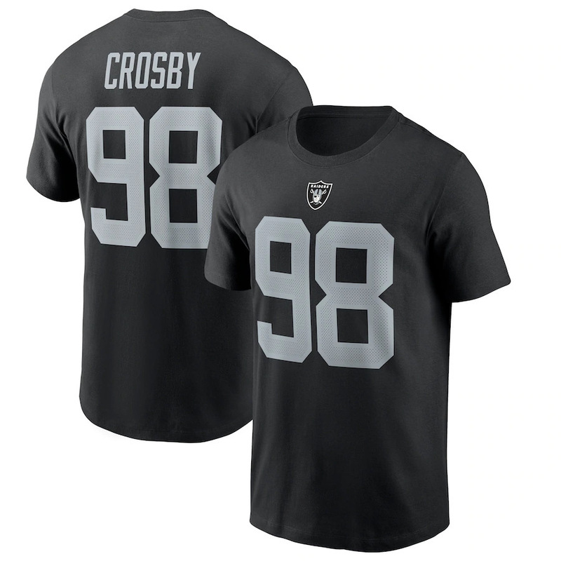 Supports Customization of Foreign Trade American-Style Sports European and American Large-Size Men's Quick-Drying T-Shirts Nfl Football Raiders Supports Customization of Foreign Trade American-Style Sports European and American Large-Size Men's Quick-Drying T-Shirts Nfl Football Raiders