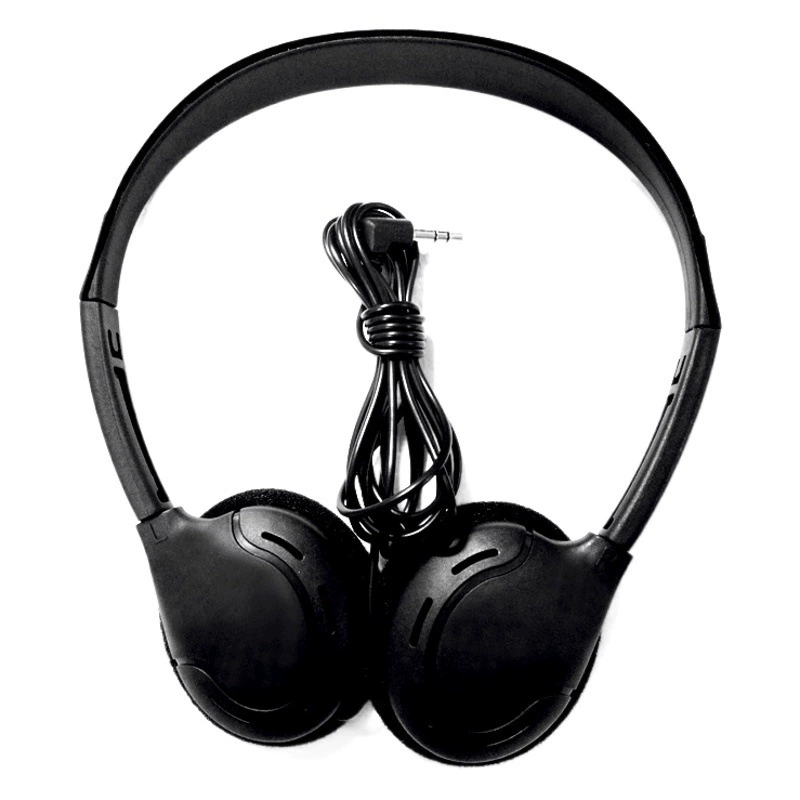 Индивидуальная авиационная гарнитура, заводская проводная гарнитура, черная, с фиксированным одинарным разъемом, одноразовая гарнитура на голову, высокоскоростная железнодорожная гарнитура, подарок