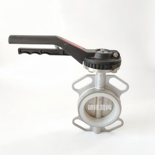 Ll304 Stainless Steel D71X-16P Manual Wafer Butterfly Valve Silicone Ptfe Epdm Soft Seal Butterfly