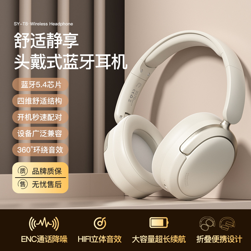 Cross-border new high quality Bluetooth headset long endurance private model noise reduction wireless brand headset wholesale
