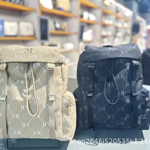 Korean Trendy Large Backpack 2025 New Model Mountaineering Backpack Unisex Diamond Monogram Large Backpack Korean Trendy Large Backpack 2025 New Model Mountaineering Backpack Unisex Diamond Monogram Large Backpack