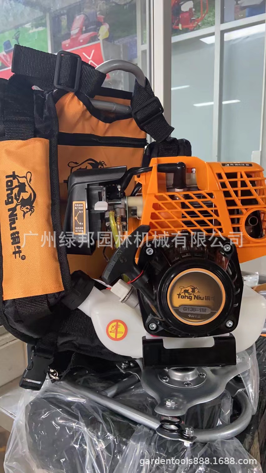 格致铜牛割草机 背负式G139-1M园林开荒除草机农用割草机割灌机