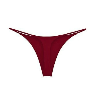 Дамские стринги-бикини, европейский стиль, легкие принтованные ткани, S–XXL