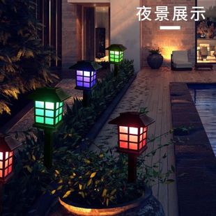 Solar Outdoor Lawn Light Courtyard Garden Decoration Home Villa Waterproof Night Light Grass Layout X20