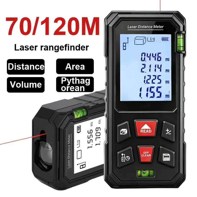 新款激光测距仪 绿光户外红外线电子尺高精度激光尺测量仪量房仪
