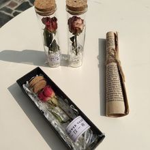 玫瑰花瓶装干花花束小雏菊毕业礼七夕情人节生日送女生