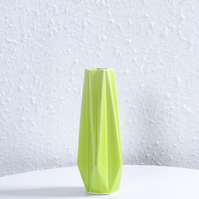 Floral de cerámica decorativa sala de estar simple TV gabinete decoración de flores secas mesa de comedor floral artesanal inswind