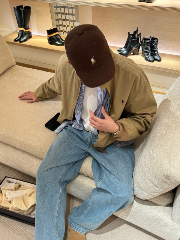 高版本跨境Rl拉夫小马老钱风老干部行政立领工装夹克情侣外套上衣|undefined
