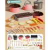 Fuchsia big realistic toy, set, 75 sets