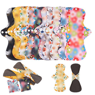 14-Year-Old Qingdao Export Factory Custom Processing Washable Aunt Napkin Pad Factory Direct Sales Bamboo Charcoal 20S9 Custom Wholesale