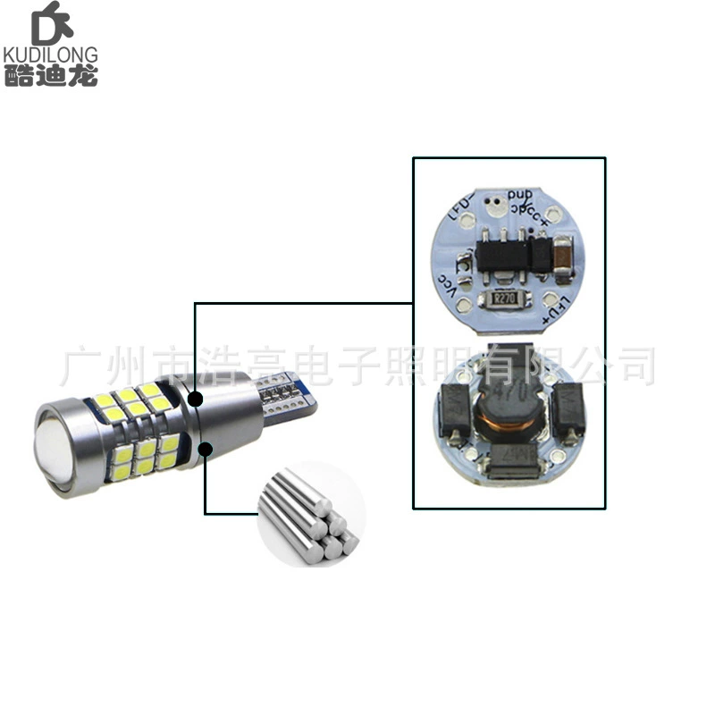 Cross -border dedicated to the new high -lit car LED decoding reversing T20 1156 T15 3030 27smd