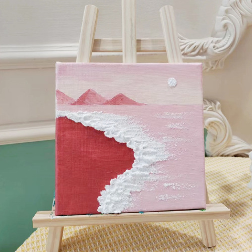 Texture-painted DIY quartz sand, ins sand painting, no slacking off, creative 3D decorative painting