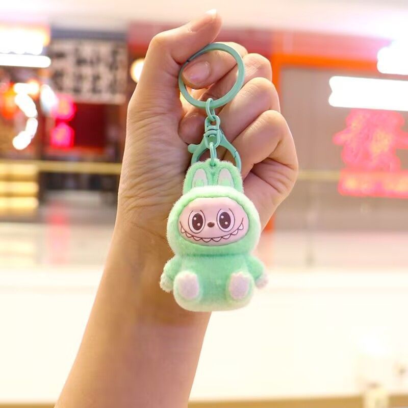 新しい植毛小動物キーホルダー Douyin 生放送ラブブ人形バッグペンダントクリエイティブ小さなギフトペンダント|undefined