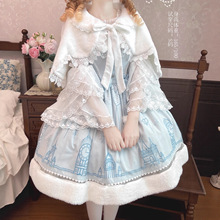 【雪花城堡JSK】织锦园lolita原创设计冬款洛丽塔可爱连衣裙lo