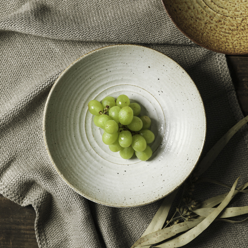 Japanese Style Retro Internal Thread Household Noodle Soup Bowl Food Bowl Nostalgic Simple Jingdezhen Ceramic Commercial Tableware Japanese Style Retro Internal Thread Household Noodle Soup Bowl Food Bowl Nostalgic Simple Jingdezhen Ceramic Commercial Tableware