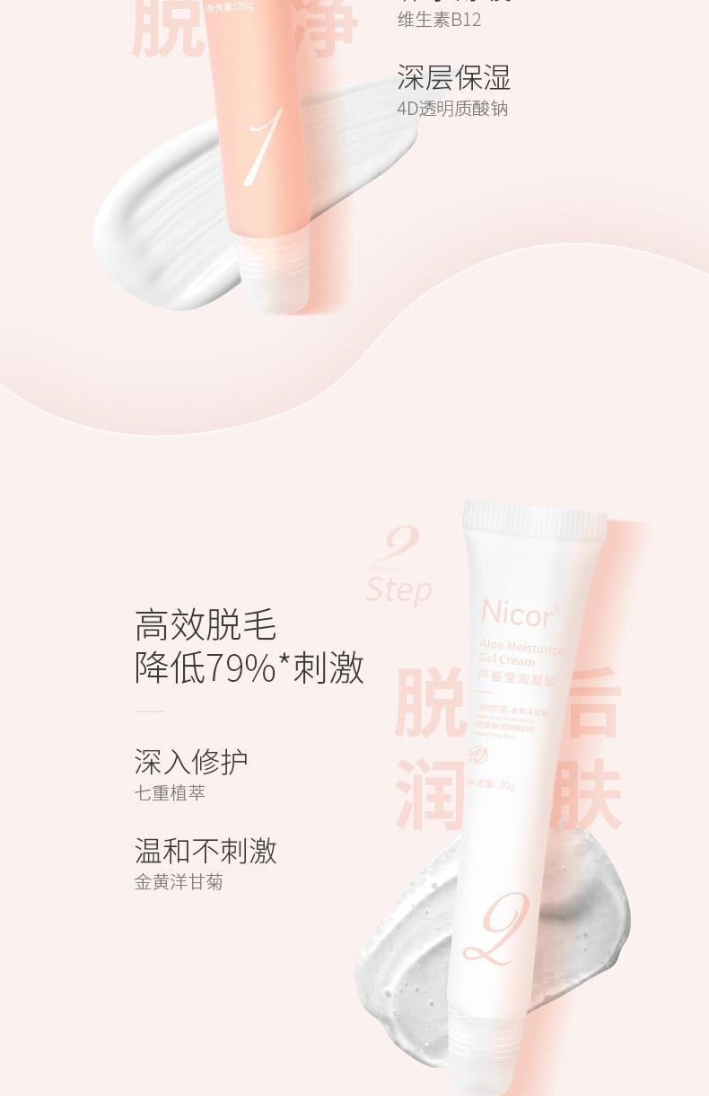 Nicor Lip Hair Removal Cream is a gentle two-piece facial application for both men and women to remove lip hair and mustache Application Scenario