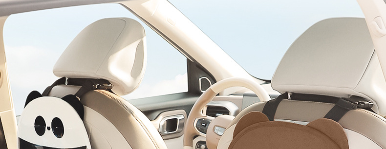 Car mobile phone holder car rear multi-function iPad tablet adjustable hanging bag car touch screen support frame
