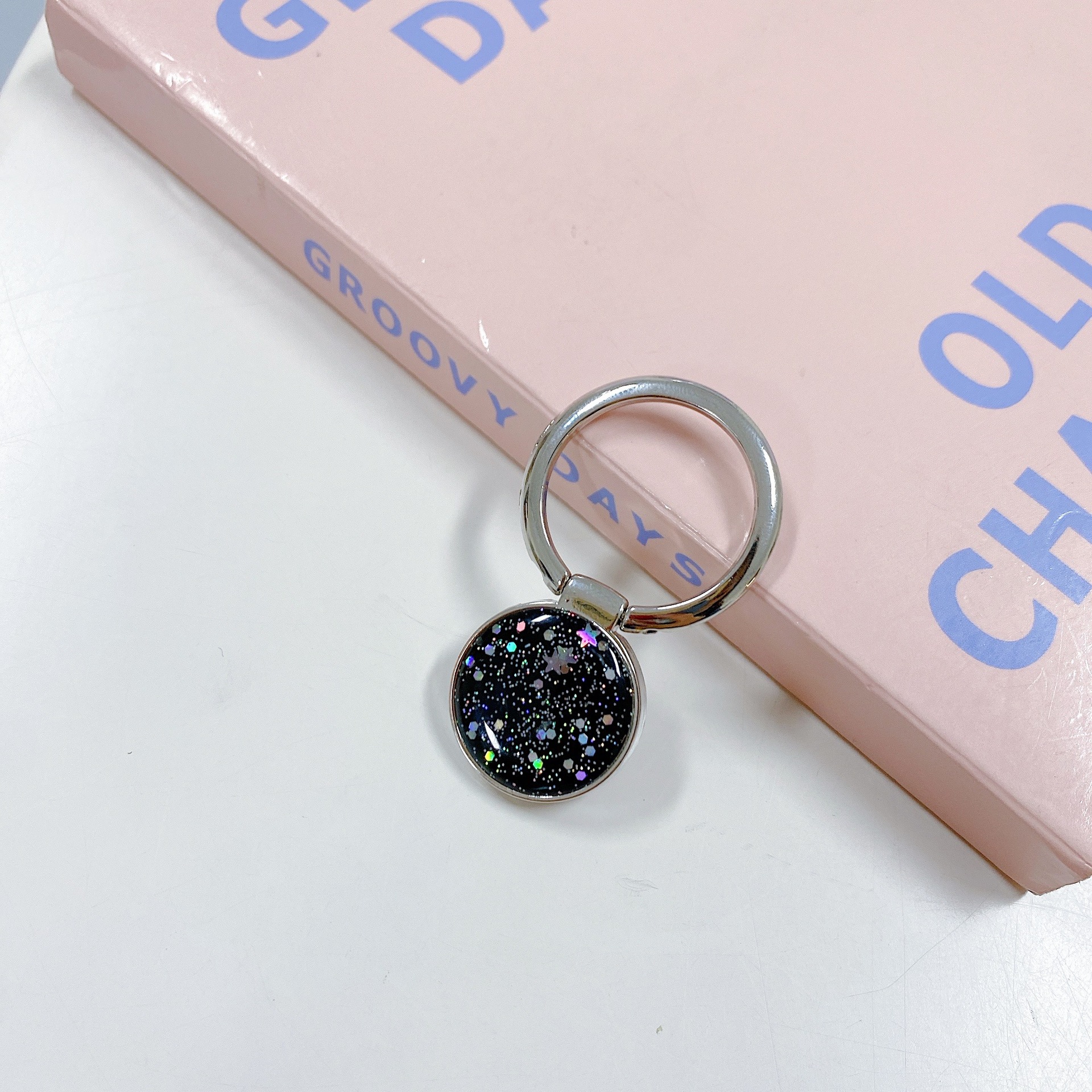 12g Weight Phone Ring Grips Classification Metal Material Round Pattern Basic, Simple Style Style Round Metal Basic Simple Style Phone Ring Grips 18