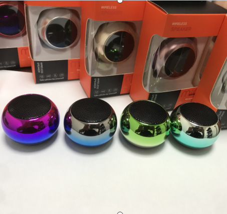 国境を越えた起爆機M3 bluetoothスピーカー小型鋼砲携帯金属カラフルなサブウーファ屋外ミニbluetoothスピーカー|undefined