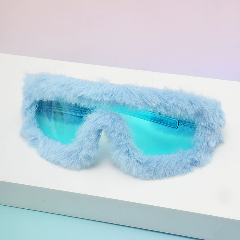 Солнцезащитные очки в модном милом фуксии-синем цвете, оптом