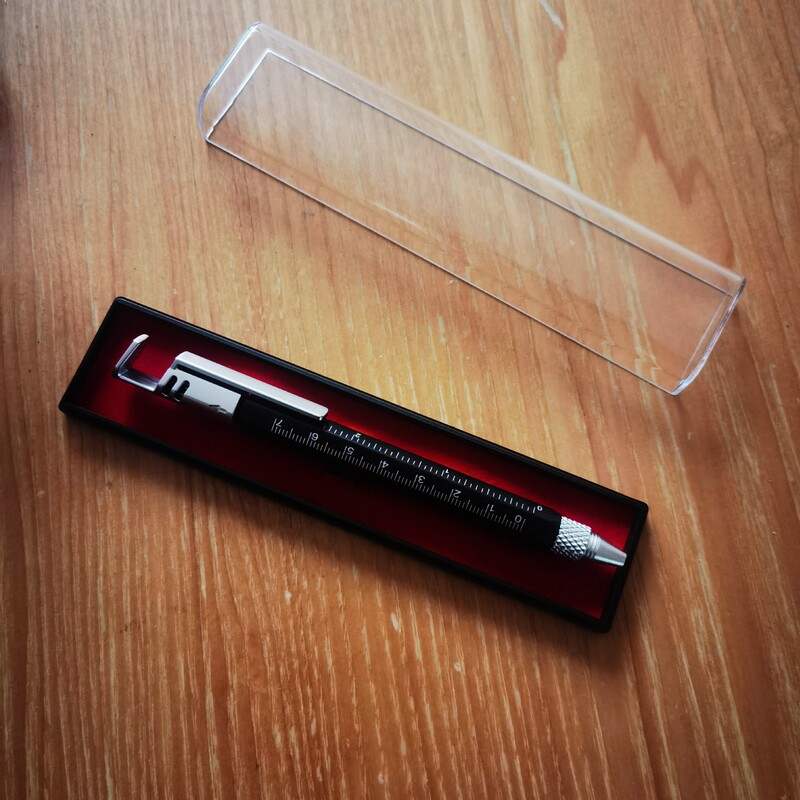 Functional Level Measuring Pen, Multi-Purpose Lazy Tool, Engineering Multifunctional Testing and Repair Tool with Phone Holder