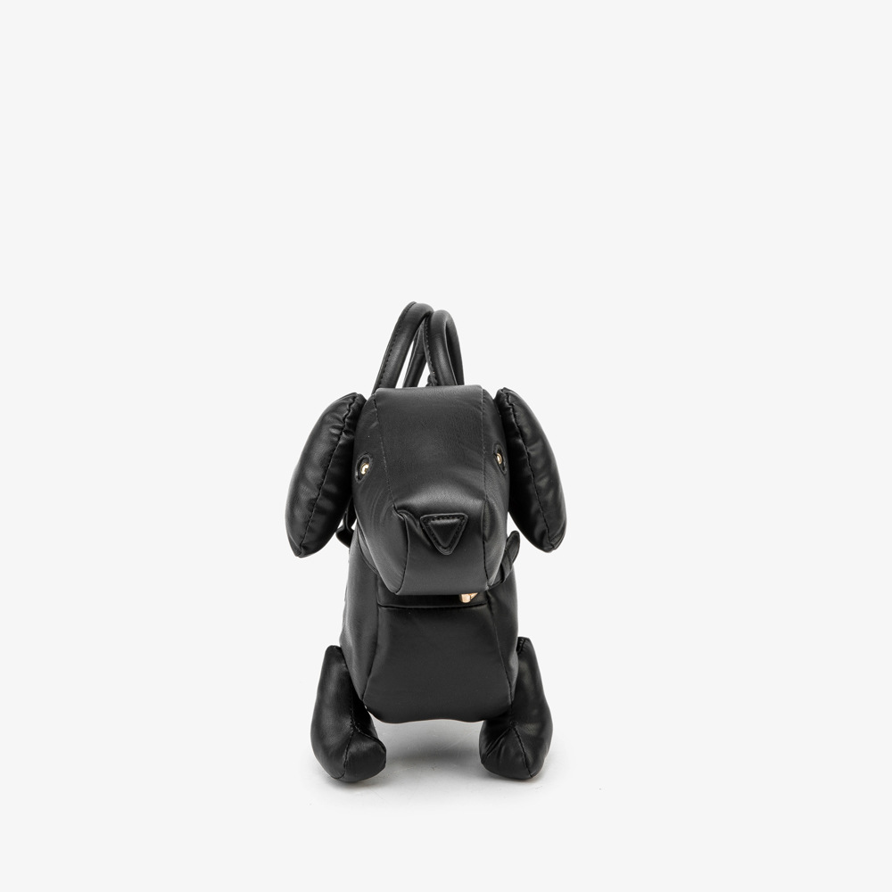 Comercio electrónico transfronterizo nuevo bolso de perro de salchicha elegante y lindo bolso ligero de piel blanda de gran capacidad bolso de hombro único