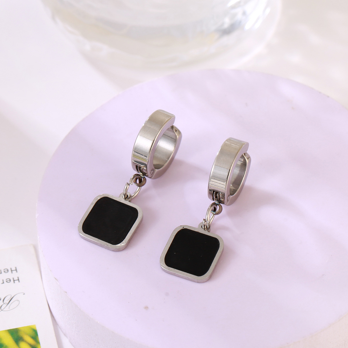 4g Weight 304 Stainless Steel Ear Needle Material Earrings Classification 1 Piece, 1 Pair Quantity Street Occasion 304 Stainless Steel Material Cross Pattern Unisex Gender Casual Style Handmade Craft Casual Cross Stainless Steel Plating Ear Clips 1 Piece 1 Pair 3