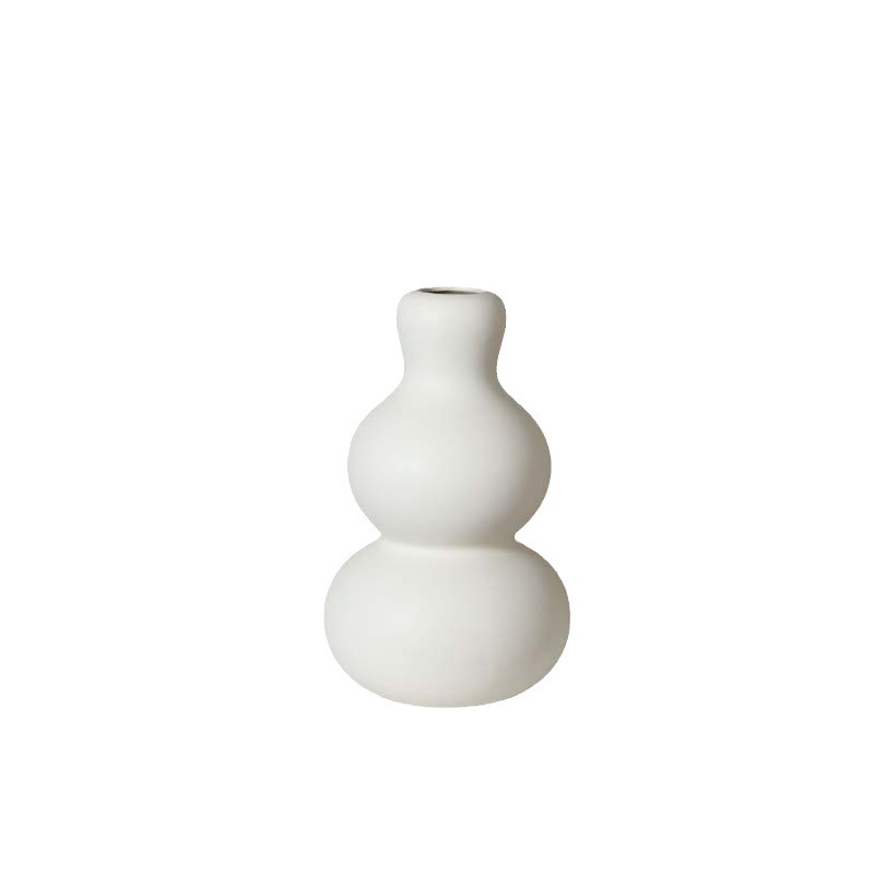 Jarrón de cerámica de viento silencioso negro y gris simple, hogar creativo, mesa de comedor, decoración floral seca, decoración al por mayor