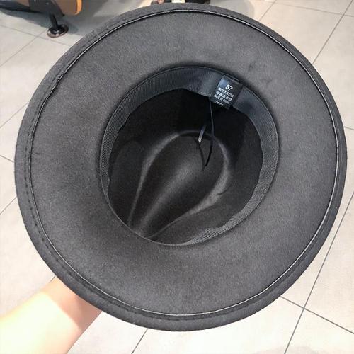 Hat women's autumn and winter fashion rhinestone elegant jazz hat British retro all-match diamond woolen women's hat trend