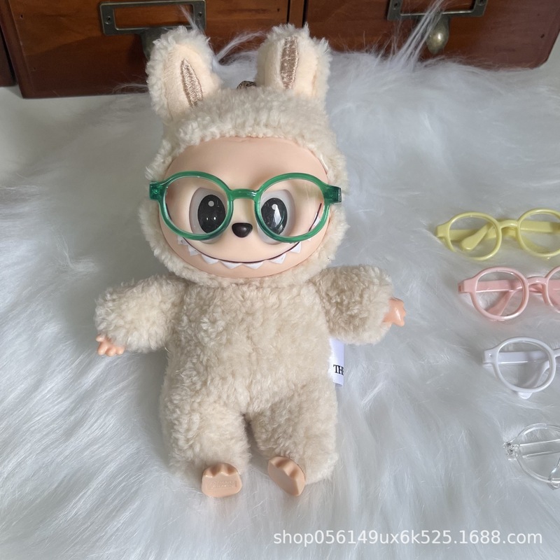 【メガネメーカー】13cm 自虐クマメガネ 10cm コットンドールメガネ ラブブビニールメガネ|undefined
