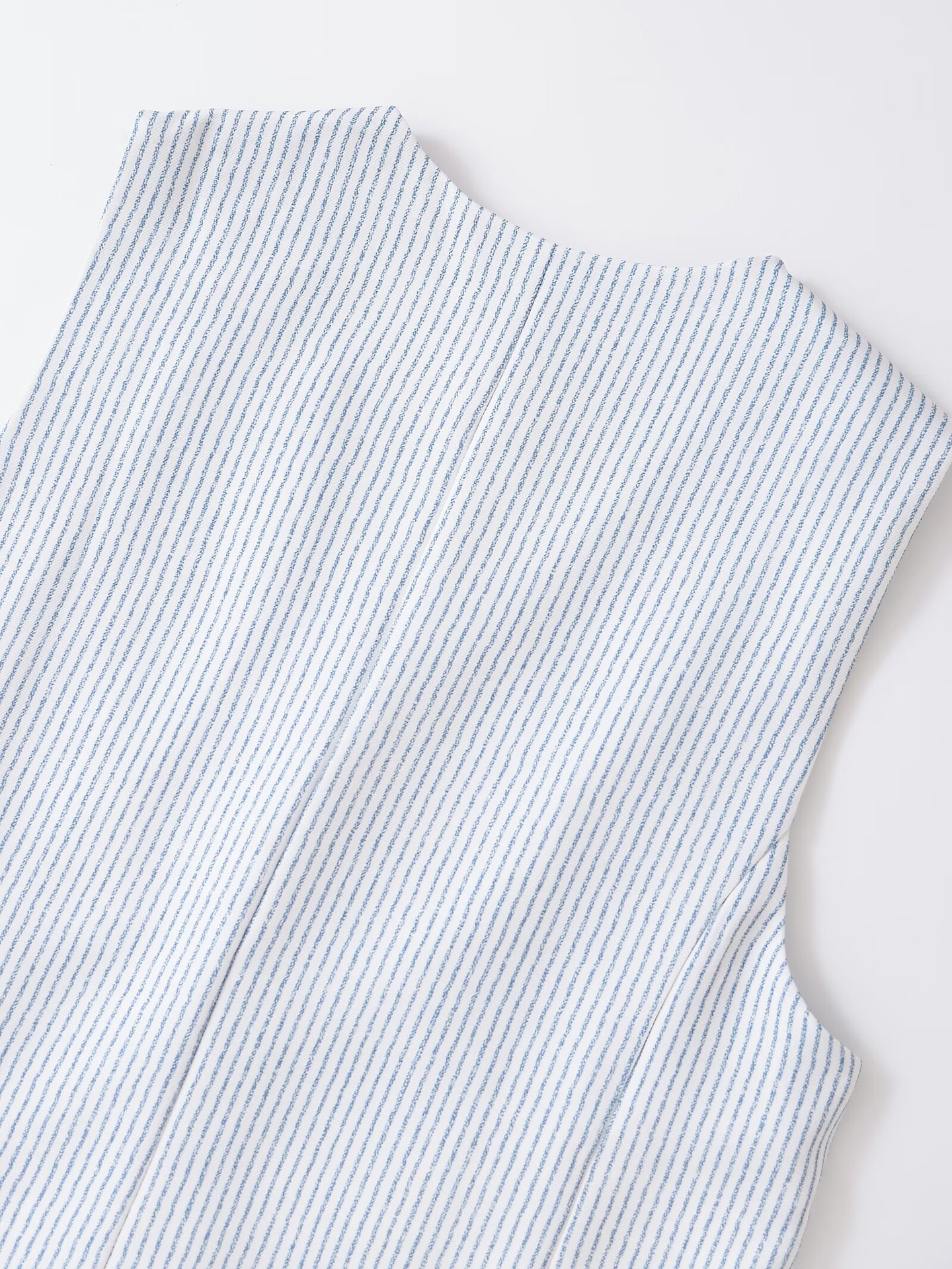 Women's clothing 2024 autumn/winter new fashion striped sleeveless vest shorts set_voghion.com