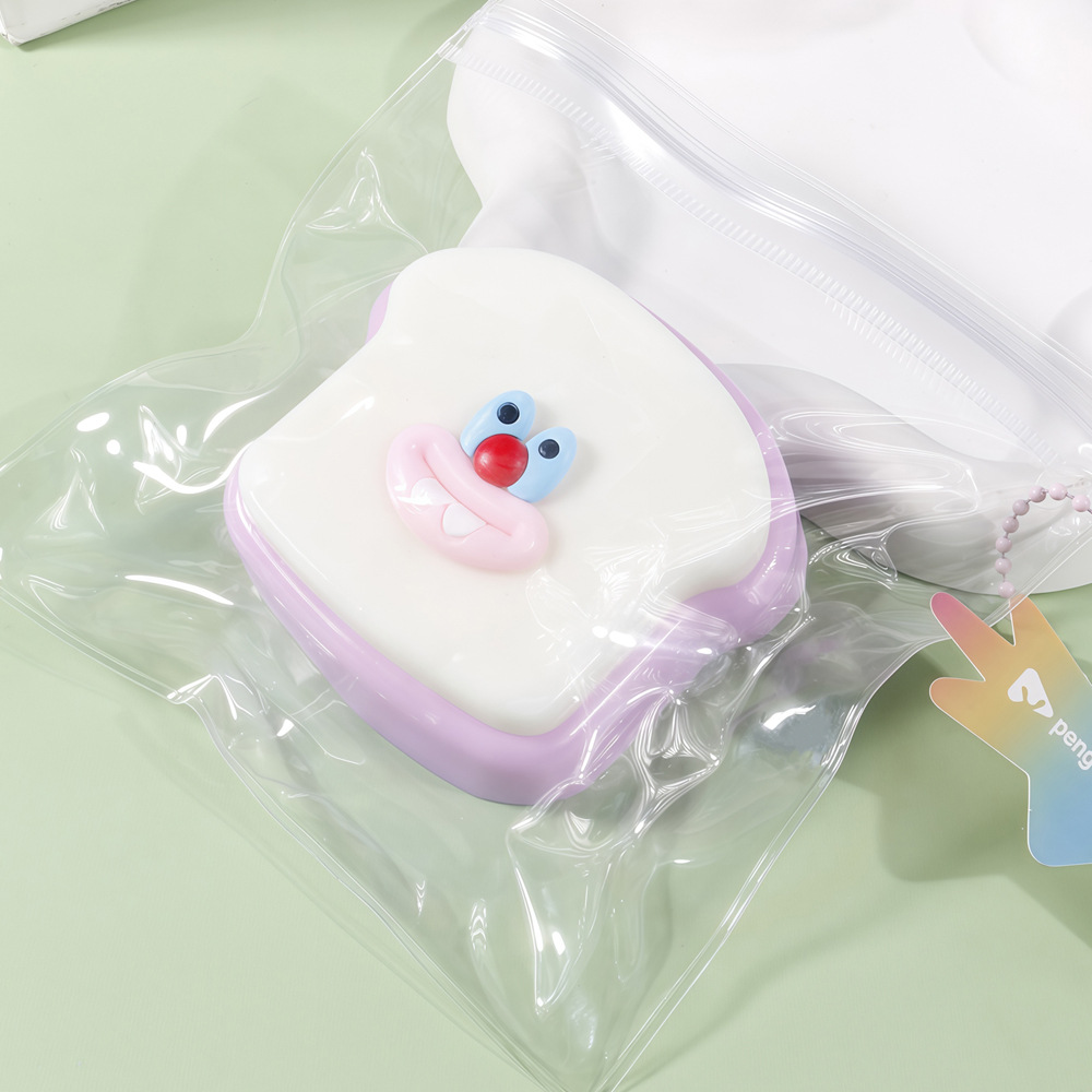표정 토스트 [보라색] 핀치