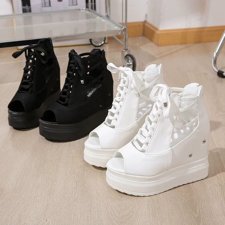 Summer high sandals, universal footwear for leisure platform, 12cm