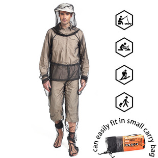 ✅ Manufacturer's Outdoor Fishing Adventure Mesh Anti-Mosquito Clothing Park Yoga Sports Anti-Mosquito Bite Clothing Pants Set