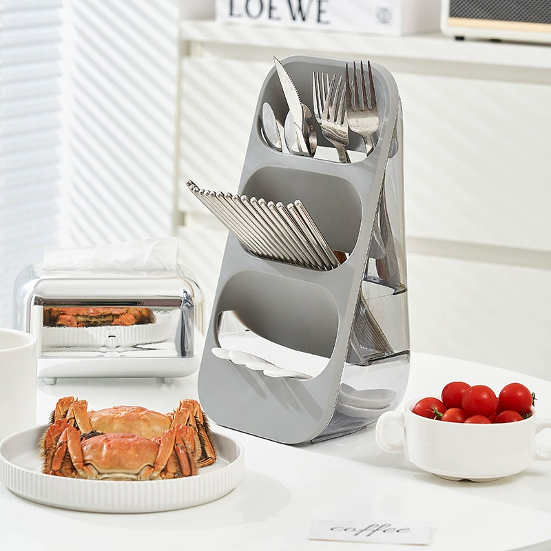 Dust -proof chopstick cage rack kitchen setting tableware cage/shelf pot shovel chopsticks storage box wall -mounted basket cage with chopstick box