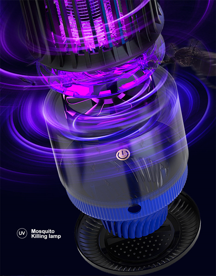 跨境电击式灭蚊灯紫外线驱蚊器光触媒吸入式灭蚊神器一件代发详情13