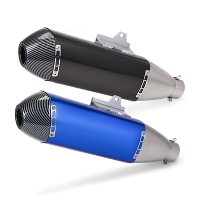 Motorcycle exhaust pipe: tail muffler stainless steel